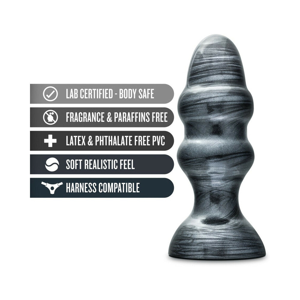 Jet Stealth 6.5 in. Anal Plug Carbon Metallic Black