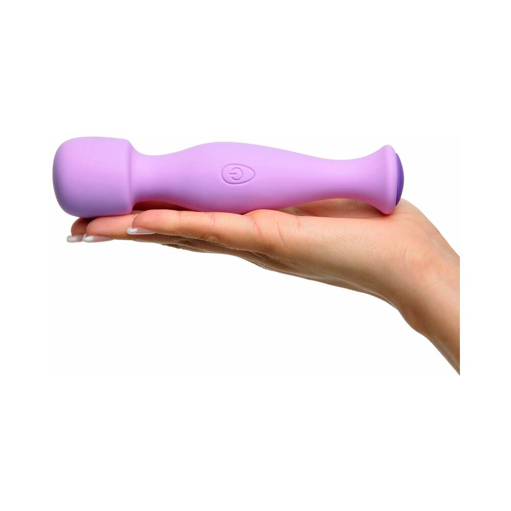 Fantasy For Her Body Massage-Her Rechargeable Silicone Wand Vibrator Purple