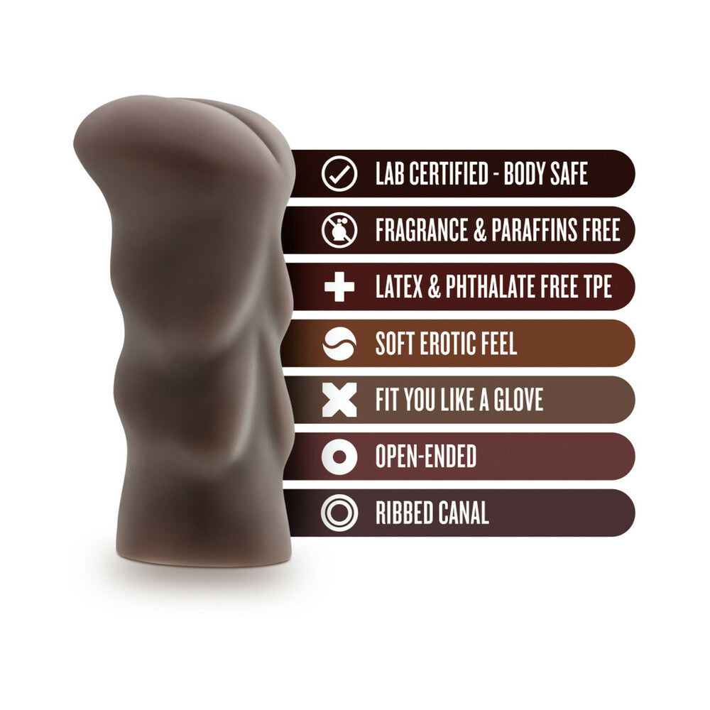 Hot Chocolate Nicole''s Rear Anal Stroker Brown