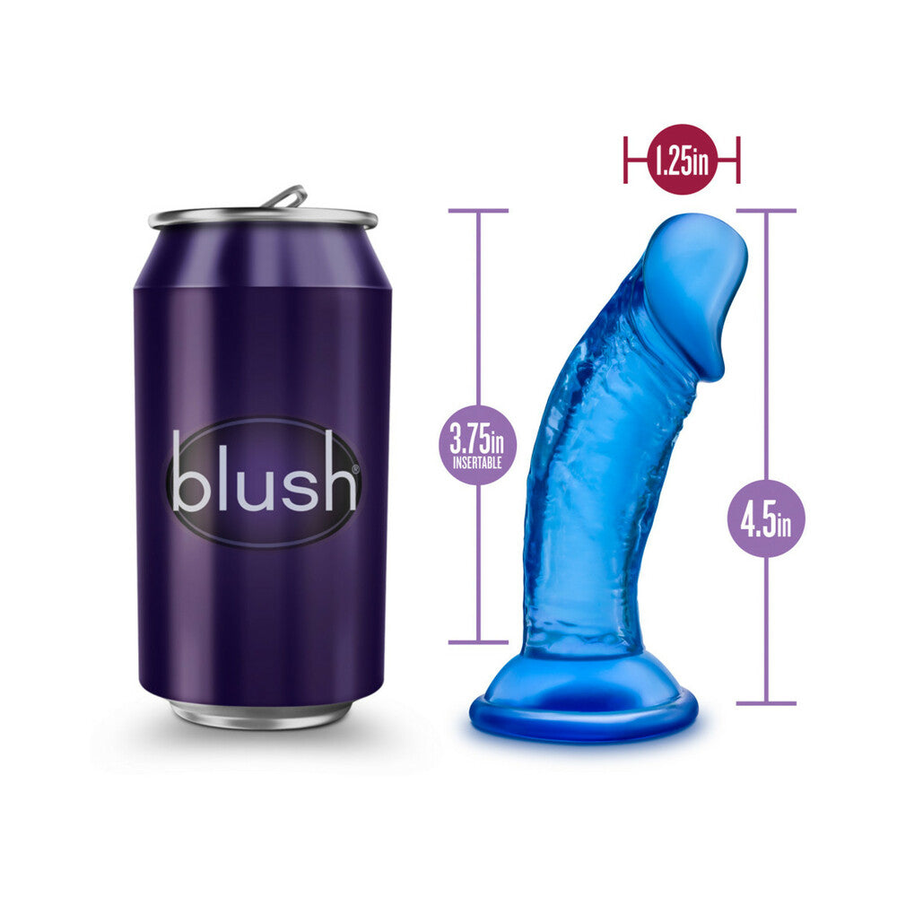 B Yours Sweet n'' Small 4 in. Dildo Blue