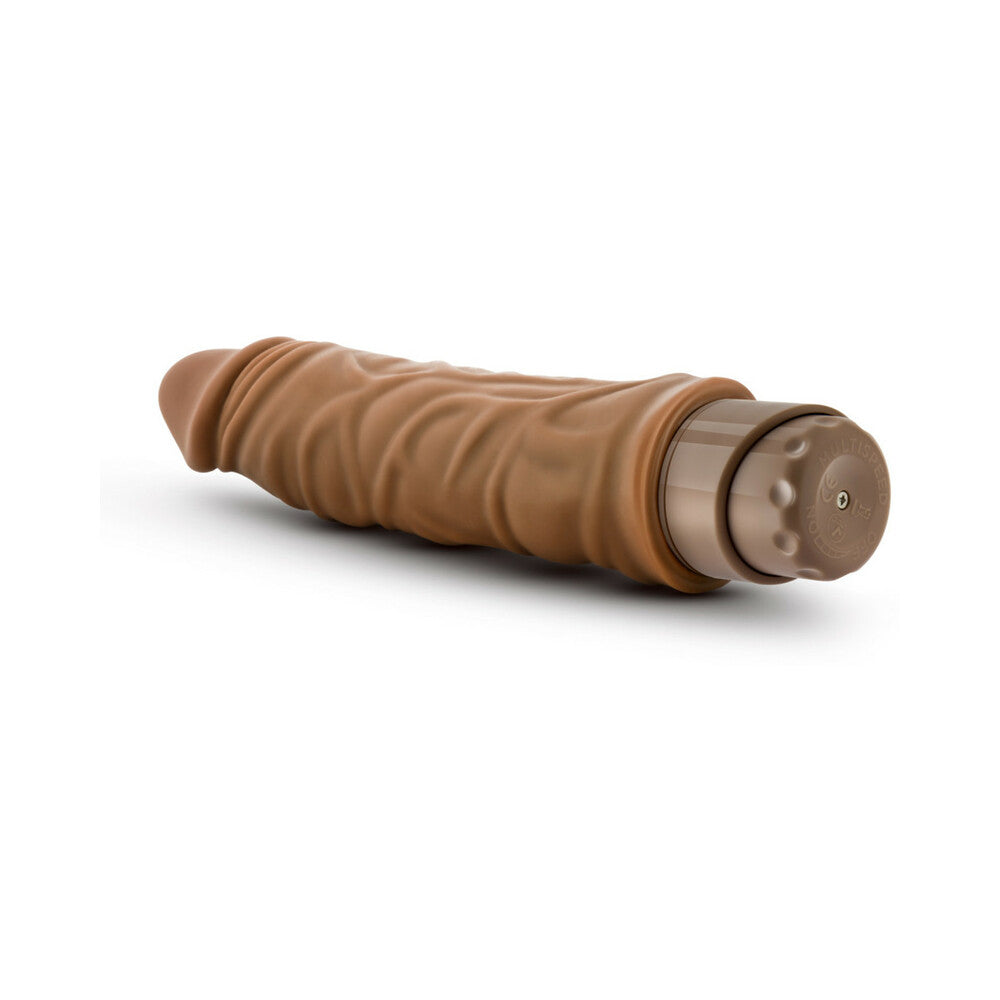 Dr. Skin Vibe 10 Realistic 8.5 in. Vibrating Dildo Tan
