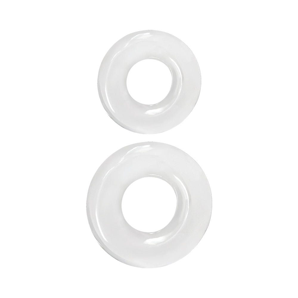 Renegade Double Stack Cock Rings 2-Pack Clear