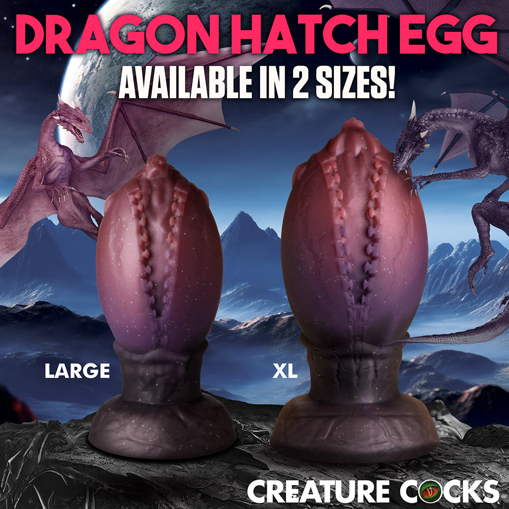 Creature Cocks Dragon Hatch Silicone Egg Large
