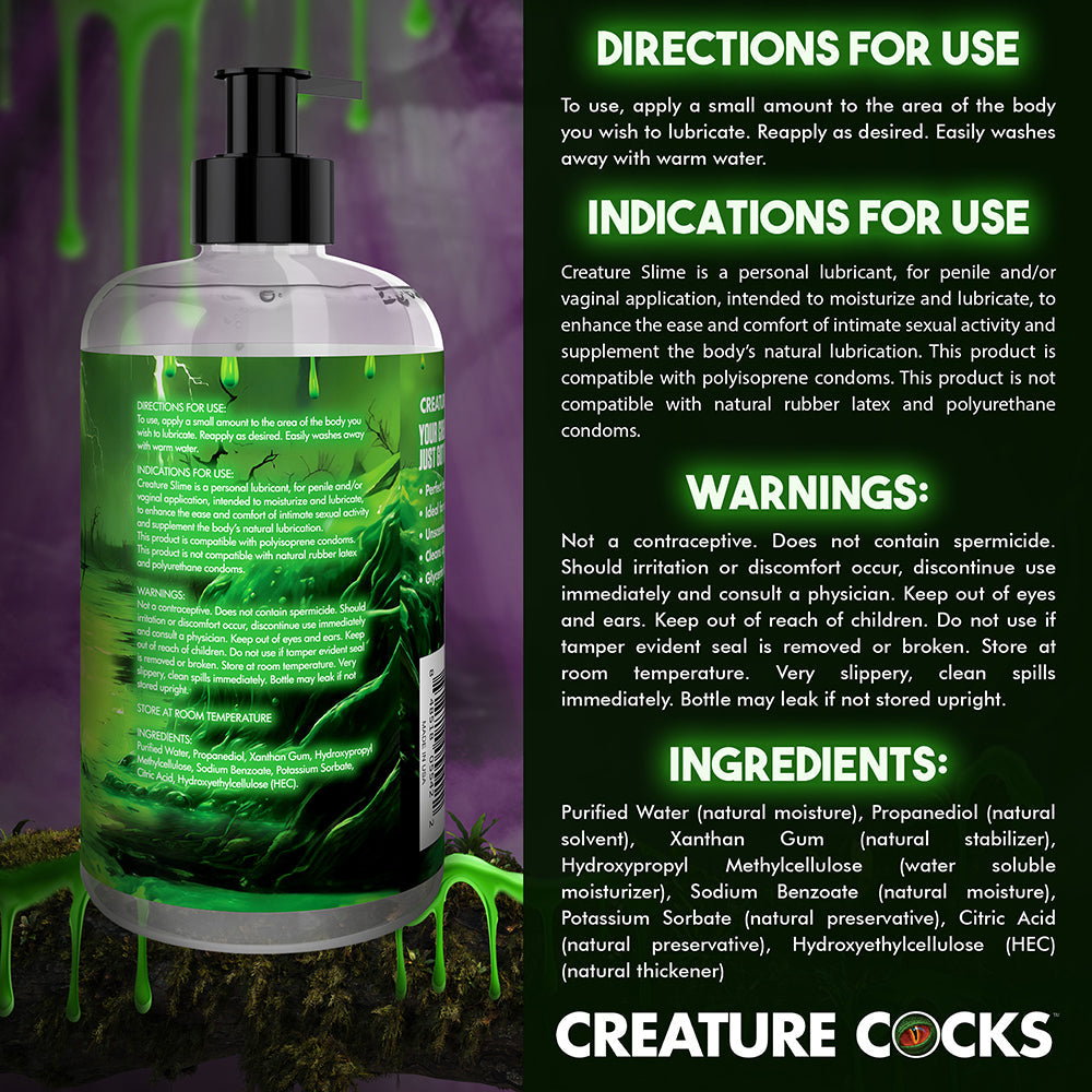 Creature Slime Water-Based Lubricant 16 oz.