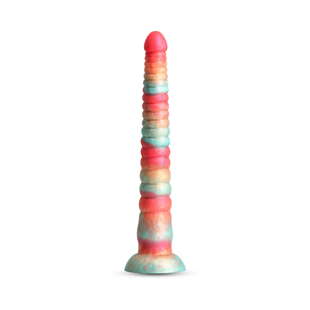 Colours Stacked 12 in. Dildo Red/Gold