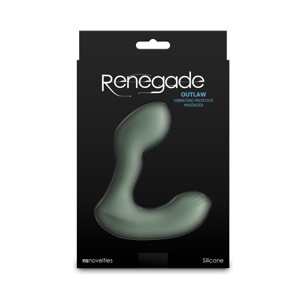 Renegade Outlaw Rechargeable Vibrating Prostate Massager Sage