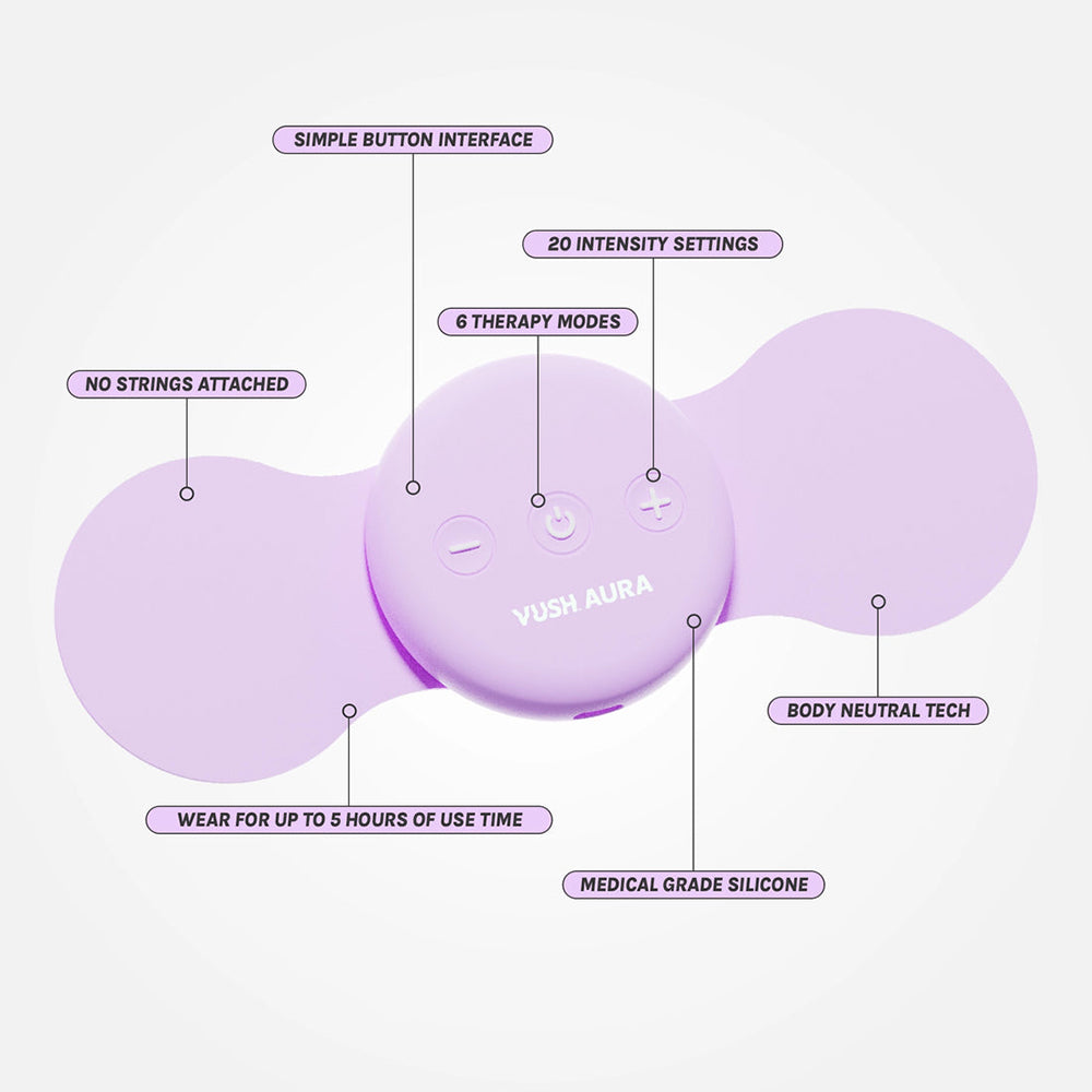 VUSH Aura Wireless TENS Replacement Electro Gel Pads