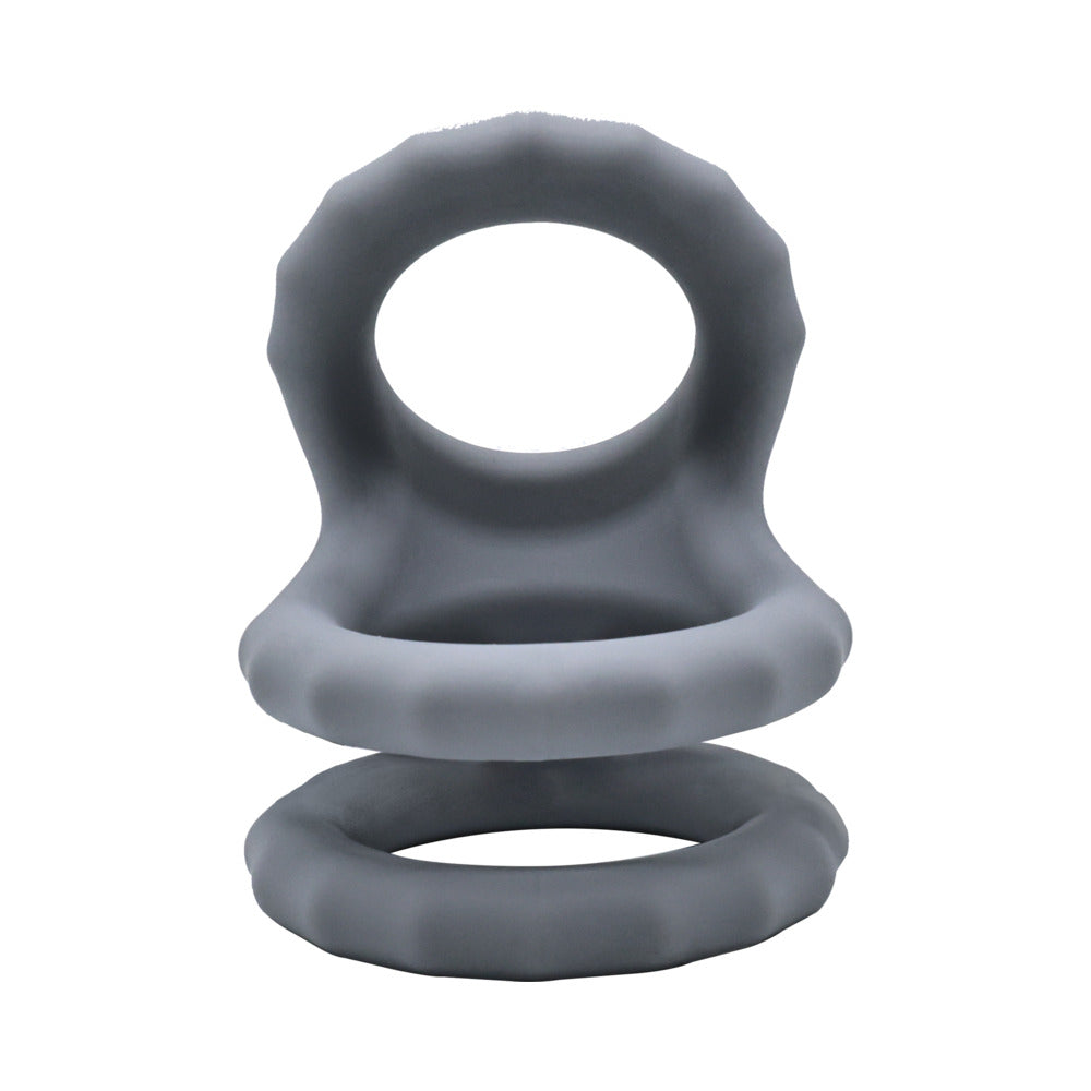 Adam & Eve Adam''s Ridged Triple Cage (Bag Packaging)