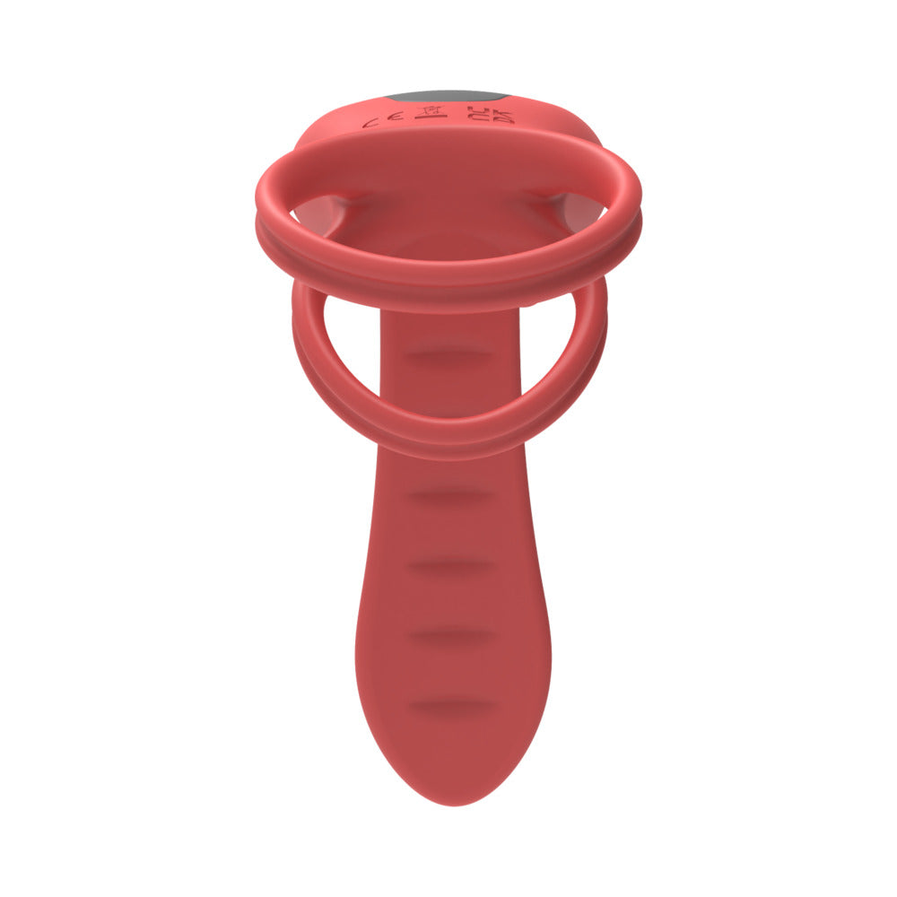 Adam & Eve Vibrating Rose Girth Enhancer Couples Triple Stimulator