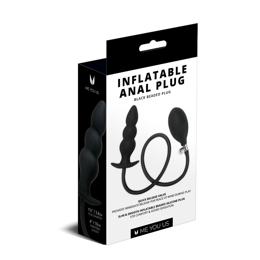 Me You Us Inflatable Beaded Anal Plug