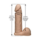 Vac-U-Lock - 8-Inch ULTRASKYN Cock White