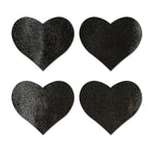 Pastease Petites Liquid Hearts Pasties Black 2-Pack