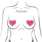 Pastease Glitter ''Do Me'' Heart Pasties Pink