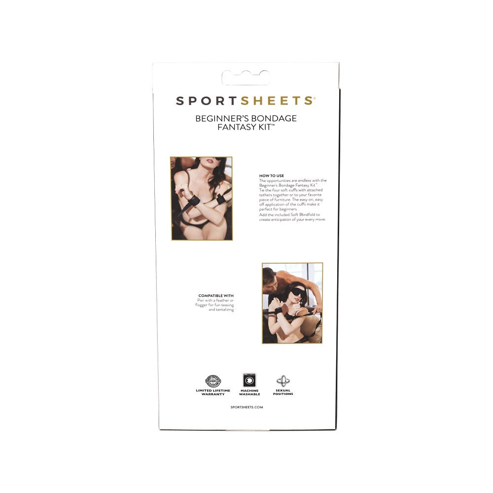 Sportsheets Beginner''s Bondage Fantasy Kit Black
