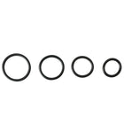 Sportsheets Rubber O-Ring 4-Pack Black