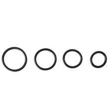 Sportsheets Rubber O-Ring 4-Pack Black