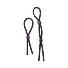 Cock Ties (Black)  Lasso/Bolo