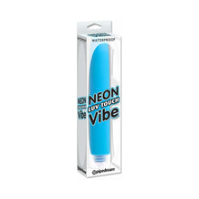 Neon Luv Touch Vibe Waterproof Slimline Vibrator Blue