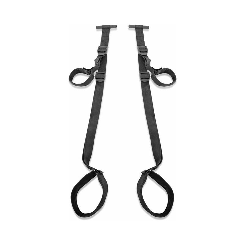 Fetish Fantasy Series Adjustable Fantasy Door Swing Black