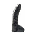 Basix Rubber Works Fat Boy 10 in. Dildo With Balls Black