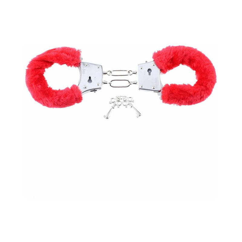 Fetish Fantasy Series Beginner''s Furry Cuffs Red