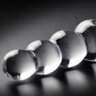 Icicles No. 2 Beaded 8.5 in. Glass Dildo Clear
