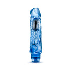 Naturally Yours Wild Ride Realistic 9 in. Vibrating Dildo Blue