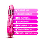 Naturally Yours Mambo Vibe Realistic 9 in. Vibrating Dildo Pink