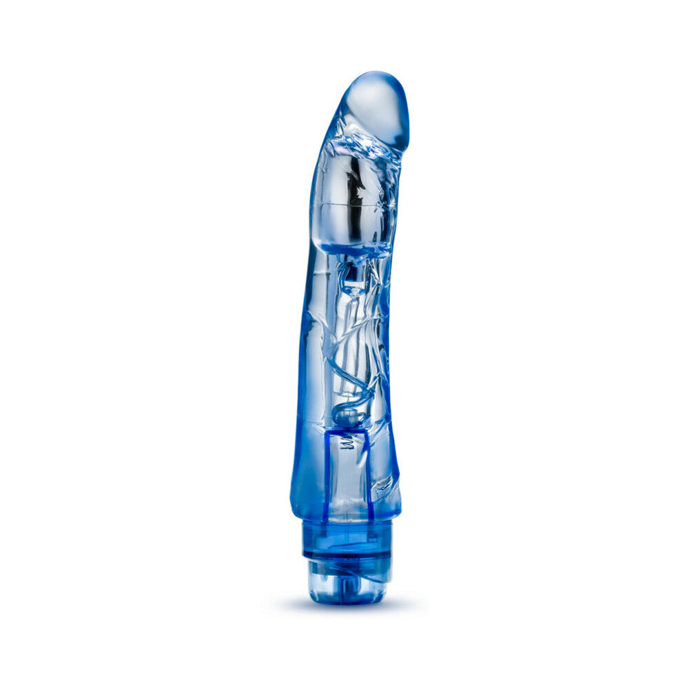 Naturally Yours Mambo Vibe Realistic 9 in. Vibrating Dildo Blue