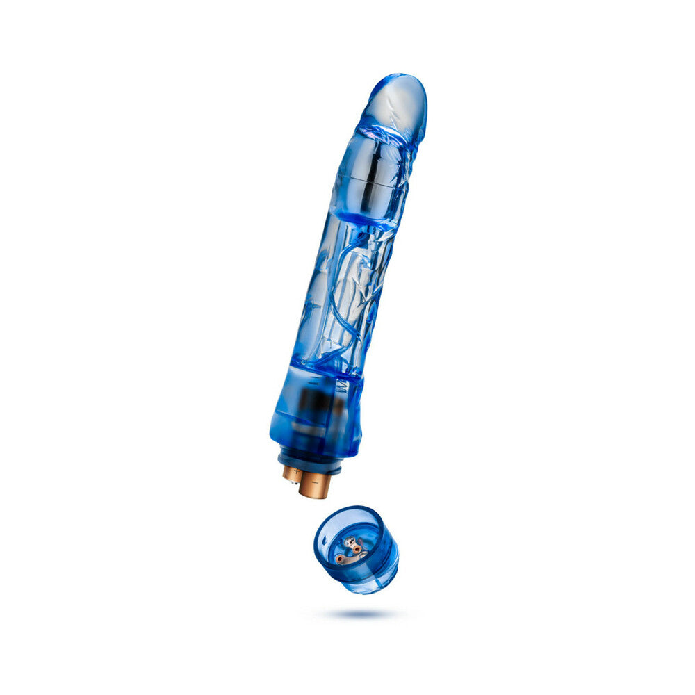 Naturally Yours Mambo Vibe Realistic 9 in. Vibrating Dildo Blue