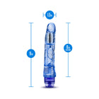 Naturally Yours Mambo Vibe Realistic 9 in. Vibrating Dildo Blue