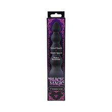 Black Magic 7in Ribbed Vibrator
