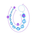 B Yours Basic Beads 12.75 in. Blue