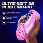 M for Men Sexy Snatch Vagina Stroker Pink