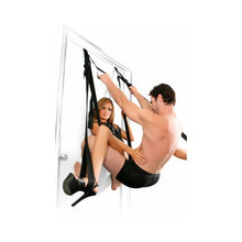 Fetish Fantasy Series Adjustable Deluxe Fantasy Door Swing Black