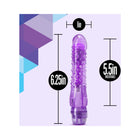 Naturally Yours Bump n'' Grind Textured Slimline Vibrator Purple