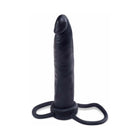 Fetish Fantasy Series Double Trouble Dual Cockring Strap-On With 5.5 in. Dildo Black