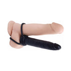 Fetish Fantasy Series Double Trouble Dual Cockring Strap-On With 5.5 in. Dildo Black