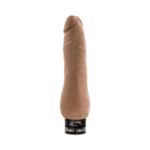 Au Naturel Tomas 9 in. Dual Density Vibrating Dildo Tan