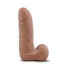 Au Naturel Carlito 5 in. Posable Dual Density Dildo with Balls Tan