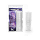 M for Men Stroke Sleeve Reversible Stroker Clear