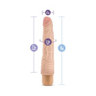 Dr. Skin Vibe 2 Realistic 9 in. Vibrating Dildo Beige