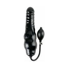 Fetish Fantasy Extreme Inflatable Ass Blaster 11 in. Inflating Dildo Black