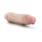 Dr. Skin Vibe 10 Realistic 8.5 in. Vibrating Dildo Beige