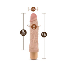 Dr. Skin Vibe 10 Realistic 8.5 in. Vibrating Dildo Beige