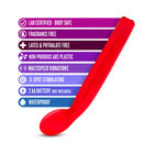 Sexy Things G Slim Multispeed Slimline G-Spot Vibrator Red