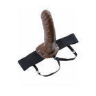 Fetish Fantasy Series 8 in. Hollow Strap-On Brown/Black