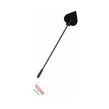 Fetish Fantasy Series Silicone Spade Crop Black