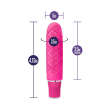 Luxe Cozi Mini Silicone Slimline Vibrator Fuchsia