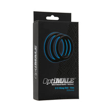 OptiMALE Â 3 C-Ring Set Â Thin Black